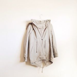 Tan Parka Jacket